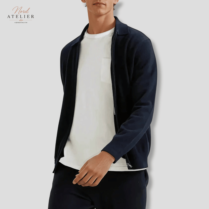 Cashmere Jakke Marineblå