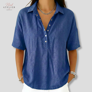 TESSA™ | AFSLAPPET HVERDAGSBLUSE