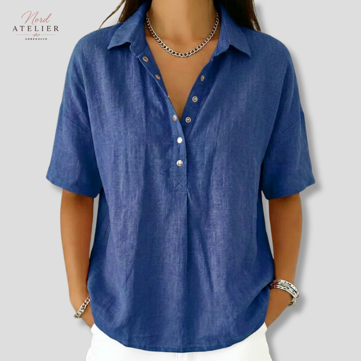TESSA™ | AFSLAPPET HVERDAGSBLUSE
