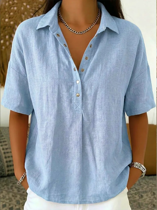 TESSA™ | AFSLAPPET HVERDAGSBLUSE
