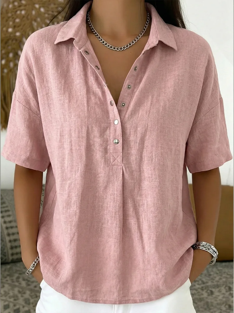TESSA™ | AFSLAPPET HVERDAGSBLUSE