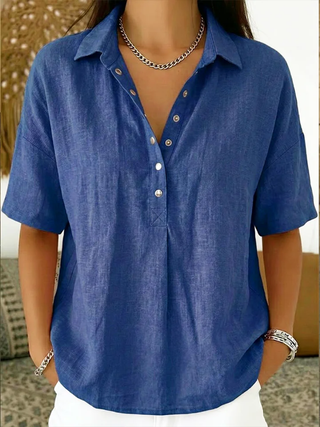 TESSA™ | AFSLAPPET HVERDAGSBLUSE