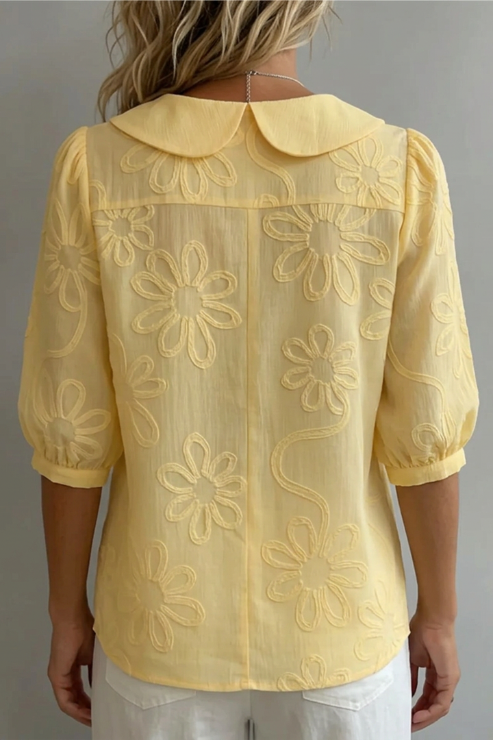Elegant Blomst-bluse