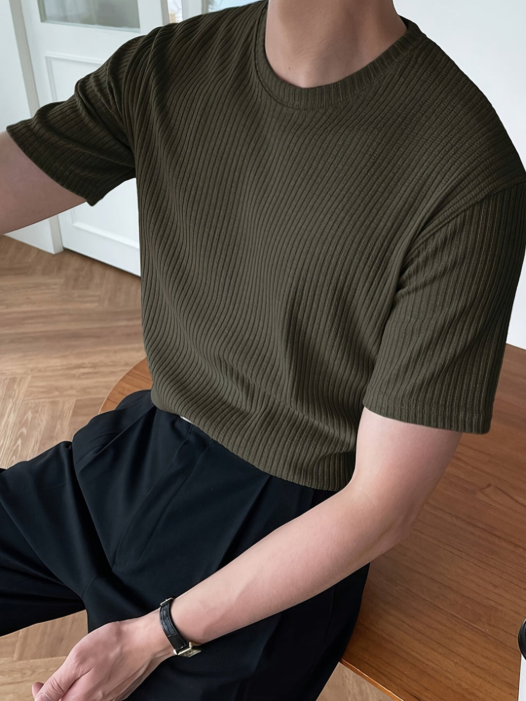 Lys Grøn Herre T-shirt - Milano