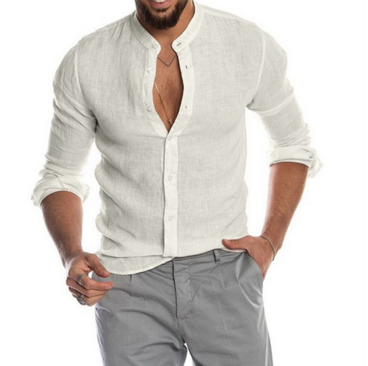 Zoltan | Herre Sommer Linen Skjorte