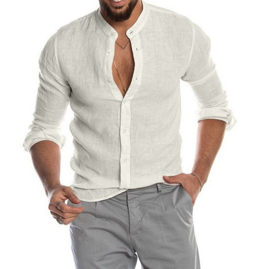 Zoltan | Herre Sommer Linen Skjorte